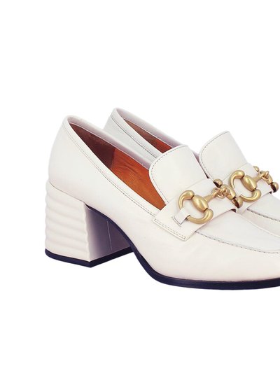 Saint G Valentina Handcrafted Loafer - White product