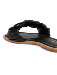 Venciza Black Sandals