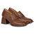 Viviana Brown Leather Loafers - Brown
