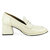Viviana Off White Leather Loafers