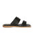 Zoya Flat Sandals -  Black