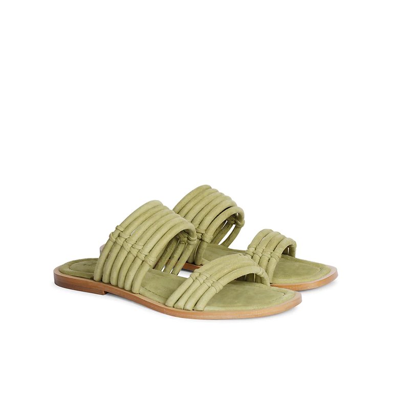 Zoya Flat Sandals - Safari - Safari