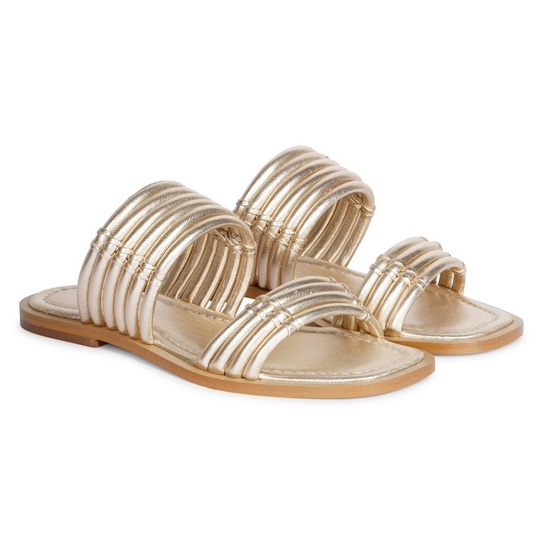 Zoya Platin Sandals - Gold