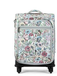 21" Spinner Carry On Luggage - Canvas - Blush In Bloom