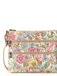 Basic Crossbody Handbag - Canvas - Pinkberry In Bloom