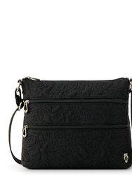 Basic Crossbody Handbag - Eco Twill - Black Spirit Desert Quilted