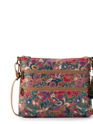 Basic Crossbody Handbag - Canvas - Camel Enchanted Forest