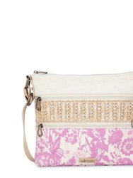 Basic Crossbody Handbag - Canvas - Rose In Bloom