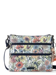 Basic Crossbody Handbag - Canvas - Multi In Bloom