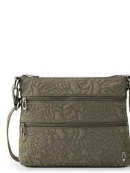 Basic Crossbody Handbag - Eco Twill - Olive Spirit Desert Quilted