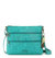 Basic Crossbody Handbag - Eco Twill - Turquoise Tonal Spirit Desert