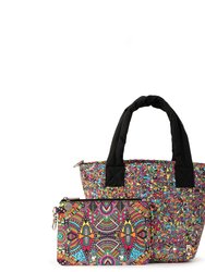 Culver Small Tote Bag - Eco Twill - Rainbow Wanderlust Woven