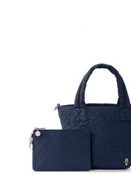 Culver Small Tote Bag - Navy Spirit Desert Quilted