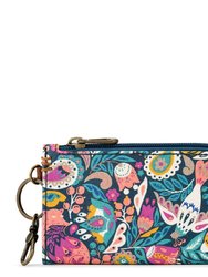 Encino Essential Wallet - Canvas - Teal Enchanted Forest
