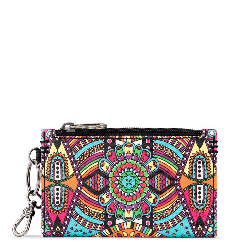 Encino Essential Wallet - Canvas - Rainbow Wanderlust