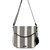 Foldover Crossbody Bag - Woven - Black and White Soulful Desert Woven