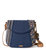 Foldover Crossbody Bag - Canvas - Navy Tapestry World