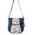 Foldover Crossbody Bag - Canvas - Multi In Bloom