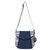 Foldover Crossbody Bag - Canvas - Navy One World