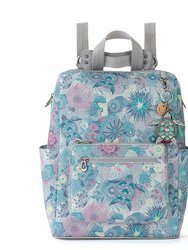 Loyola Backpack Shoulder Bag - Eco Twill - Grey Seascape