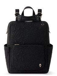 Loyola Backpack Shoulder Bag - Eco Twill - Black Spirit Desert Quilted