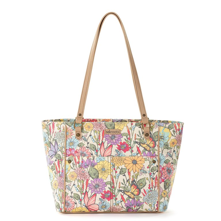 Metro Tote - Canvas - Pinkberry In Bloom