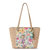 Metro Tote - Straw - Pinkberry In Bloom