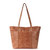 Metro Tote - Leather - Tobacco Floral Embossed