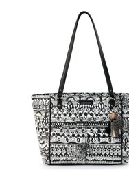 Metro Tote - Canvas - Black and White One World