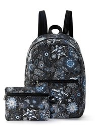 On The Go Packable Backpack - Midnight Seascape