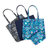 On The Go Packable Tote Set - 3 Pack - Seascape Multi