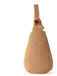 On The Go Sling Backpack - Hand Crochet - Bamboo