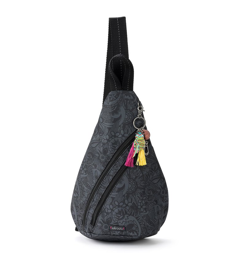 On The Go Sling Backpack - Black Tonal Spirit Desert