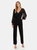 Bernadette Flocked Tulle and Crepe Jumpsuit