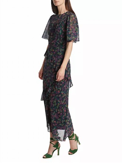 Saloni Ruffled Silk Georgette Midi-Dress product