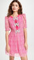 Women Jamie Rhinestone Pearl Embellishment Mini Dress - Pink