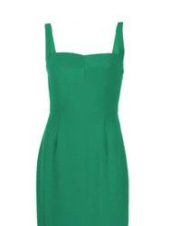Women Rachel C Dress Emerald Green Sheath Sleeveless - Green