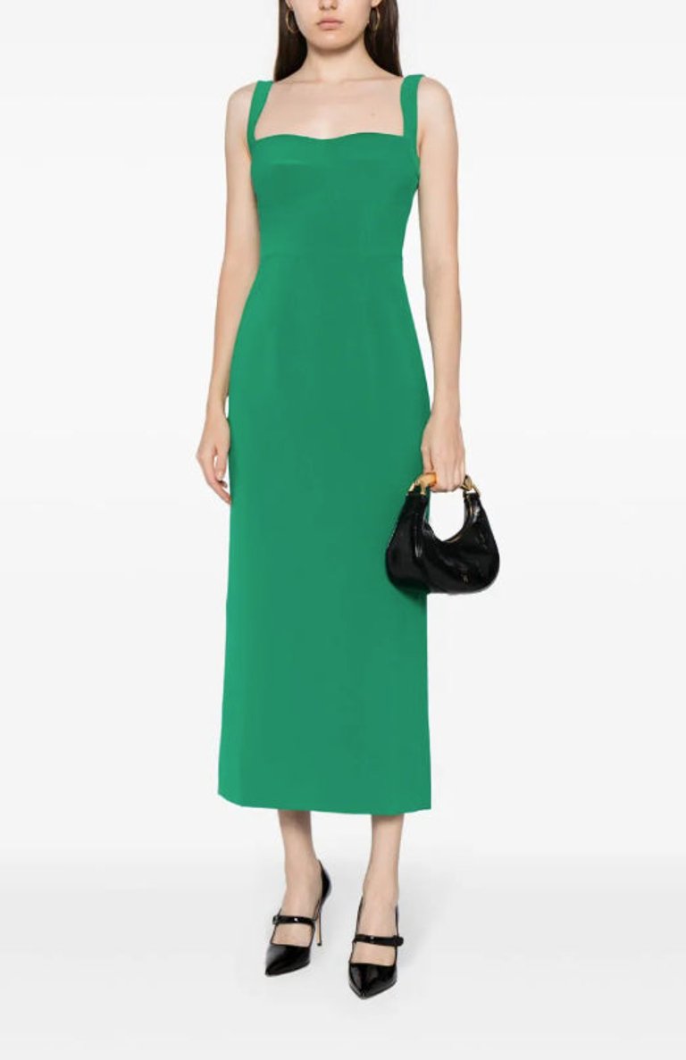 Women Rachel C Dress Emerald Green Sheath Sleeveless