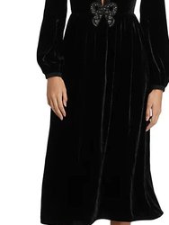 Women's Camille Bows Dress 10327 - Black