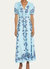 Women's Lea Long Dress Dotty Stamped Satin Dress