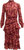 Women's Silk Georgette Midi Dress 2025 - Ruby Paisley