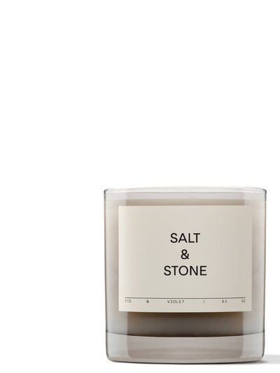 Salt & Stone Fig & Violet Candle product