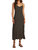 Isabella Midi Dress In Black - Black