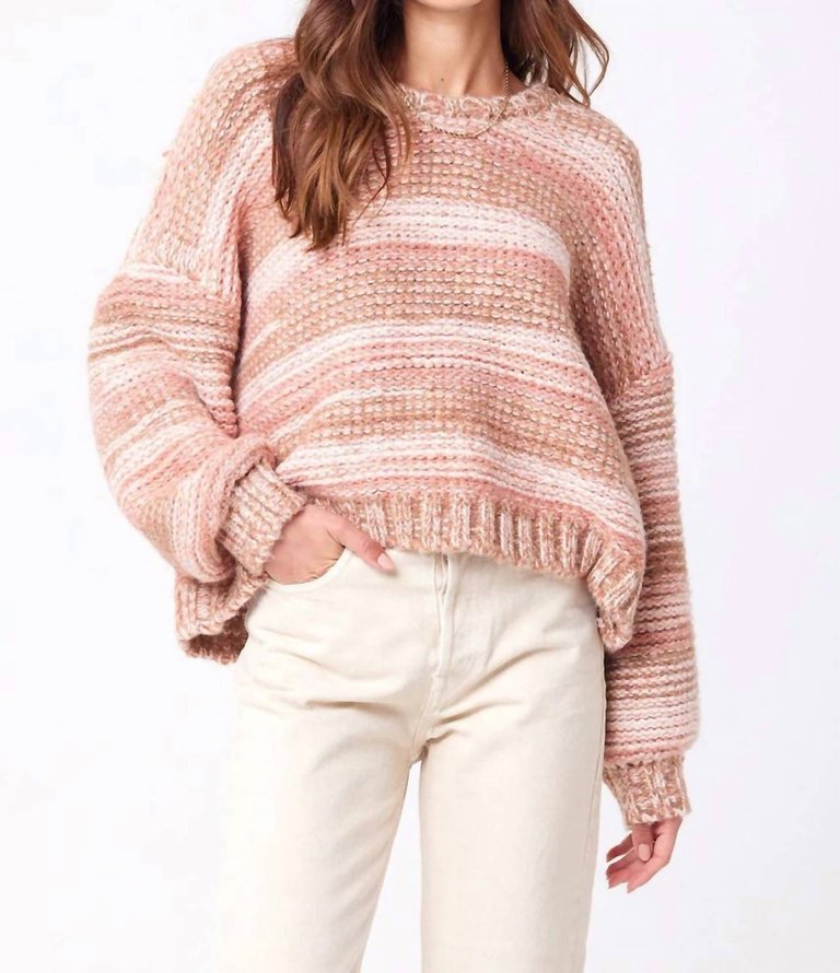 Kalvin Sweater In Champagne - Champagne