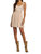 Lauren Mini Dress In Vanilla Rose - Vanilla Rose