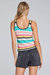 Nelly Sweater Tank In Multi