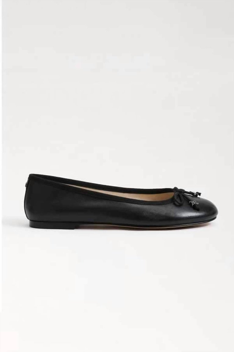 Felicia Luxe Ballet Flat In Black Patent - Black Patent