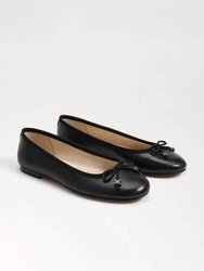 Felicia Luxe Ballet Flat In Black Patent