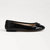 Felicia Luxe Ballet Flat In Black Patent