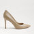 Hazel Pointed Toe Pump In Soft Beige Leather - Soft Beige Leather